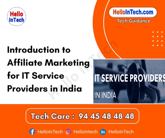 #affiliatemarketing #ITservicesIndia #digitalgrowth #affiliatestrategy #techmarketing #saasindia #leadgeneration #B2Baffiliates #affiliatenetworks #commissionmodel #softwarepromotion #affiliateplatforms #digitalpartners #marketingROI #referralprograms #ITsolutionsIndia #indianstartups #performancebasedmarketing #techaffiliates #marketingautomation 

𝐏𝐥𝐞𝐚𝐬𝐞 𝐅𝐨𝐥𝐥𝐨𝐰 & 𝐒𝐡𝐚𝐫𝐞 -𝗛𝗜𝗧 𝐓𝐨𝐮𝐫 𝐨𝐧 𝐒𝐨𝐜𝐢𝐚𝐥 𝐌𝐞𝐝𝐢𝐚 𝐏𝐚𝐠𝐞𝐬:

📞 𝗖𝗮𝗹𝗹 𝘂𝘀 𝘁𝗼𝗱𝗮𝘆: 94 45 48 48 48
🌐 𝗪𝗲𝗯𝘀𝗶𝘁𝗲: https://hellointech.com/i-news/
📧𝗘𝗺𝗮𝗶𝗹 𝗜𝗗: hellointech.com@gmail.com
👉 𝗙𝗮𝗰𝗲𝗯𝗼𝗼𝗸: https://www.facebook.com/HelloInTech/
👉 𝗜𝗻𝘀𝘁𝗮𝗴𝗿𝗮𝗺: www.instagram.com/Hello_intech
👉 𝗟𝗶𝗻𝗸𝗲𝗱𝗜𝗻: https://www.linkedin.com/in/hello-intech-19ba10220/
👉 𝗧𝘄𝗶𝘁𝘁𝗲𝗿/𝗫: https://x.com/HelloIntec13514
👉 𝗧𝗲𝗹𝗲𝗴𝗿𝗮𝗺: https://t.me/HelloInTech
👉 𝗪𝗵𝗮𝘁𝘀𝗔𝗽𝗽: https://wa.me/9445484848
👉 𝗪𝗖: https://whatsapp.com/channel/0029VbAfJCsEQIaoPeLZG62Z

