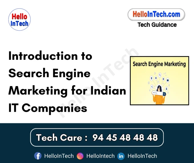 #searchenginemarketing #indianITcompanies #SEMstrategy #googleadsindia #B2Bleadgeneration #paidsearchmarketing #itservicespromotion #digitalgrowth #targetedads #conversiontracking #remarketingstrategy #adwordsindia #techmarketing #managedservicesSEO #customsoftwareads #cloudads #mobilelandingpages #keywordtargeting 

𝐏𝐥𝐞𝐚𝐬𝐞 𝐅𝐨𝐥𝐥𝐨𝐰 & 𝐒𝐡𝐚𝐫𝐞 -𝗛𝗜𝗧 𝐓𝐨𝐮𝐫 𝐨𝐧 𝐒𝐨𝐜𝐢𝐚𝐥 𝐌𝐞𝐝𝐢𝐚 𝐏𝐚𝐠𝐞𝐬:

📞 𝗖𝗮𝗹𝗹 𝘂𝘀 𝘁𝗼𝗱𝗮𝘆: 94 45 48 48 48
🌐 𝗪𝗲𝗯𝘀𝗶𝘁𝗲: https://hellointech.com/i-news/
📧𝗘𝗺𝗮𝗶𝗹 𝗜𝗗: hellointech.com@gmail.com
👉 𝗙𝗮𝗰𝗲𝗯𝗼𝗼𝗸: https://www.facebook.com/HelloInTech/
👉 𝗜𝗻𝘀𝘁𝗮𝗴𝗿𝗮𝗺: www.instagram.com/Hello_intech
👉 𝗟𝗶𝗻𝗸𝗲𝗱𝗜𝗻: https://www.linkedin.com/in/hello-intech-19ba10220/
👉 𝗧𝘄𝗶𝘁𝘁𝗲𝗿/𝗫: https://x.com/HelloIntec13514
👉 𝗧𝗲𝗹𝗲𝗴𝗿𝗮𝗺: https://t.me/HelloInTech
👉 𝗪𝗵𝗮𝘁𝘀𝗔𝗽𝗽: https://wa.me/9445484848
👉 𝗪𝗖: https://whatsapp.com/channel/0029VbAfJCsEQIaoPeLZG62Z


