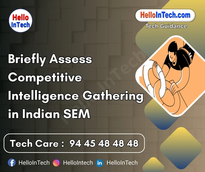 #competitiveintelligence #indianSEM #searchmarketingindia #googleadsstrategy #SEMtools #marketresearch #keywordtracking #adcopyanalysis #landingpageUX #searchintelligence #SEMinsights #digitalcompetitors #localadstrategy #CTRimprovement #adpositioning #impressionshare #paidsearchbenchmarking #indianadspend #marketingdata #backlinkresearch 

𝐏𝐥𝐞𝐚𝐬𝐞 𝐅𝐨𝐥𝐥𝐨𝐰 & 𝐒𝐡𝐚𝐫𝐞 -𝗛𝗜𝗧 𝐓𝐨𝐮𝐫 𝐨𝐧 𝐒𝐨𝐜𝐢𝐚𝐥 𝐌𝐞𝐝𝐢𝐚 𝐏𝐚𝐠𝐞𝐬:

📞 𝗖𝗮𝗹𝗹 𝘂𝘀 𝘁𝗼𝗱𝗮𝘆: 94 45 48 48 48
🌐 𝗪𝗲𝗯𝘀𝗶𝘁𝗲: https://hellointech.com/i-news/
📧𝗘𝗺𝗮𝗶𝗹 𝗜𝗗: hellointech.com@gmail.com
👉 𝗙𝗮𝗰𝗲𝗯𝗼𝗼𝗸: https://www.facebook.com/HelloInTech/
👉 𝗜𝗻𝘀𝘁𝗮𝗴𝗿𝗮𝗺: www.instagram.com/Hello_intech
👉 𝗟𝗶𝗻𝗸𝗲𝗱𝗜𝗻: https://www.linkedin.com/in/hello-intech-19ba10220/
👉 𝗧𝘄𝗶𝘁𝘁𝗲𝗿/𝗫: https://x.com/HelloIntec13514
👉 𝗧𝗲𝗹𝗲𝗴𝗿𝗮𝗺: https://t.me/HelloInTech
👉 𝗪𝗵𝗮𝘁𝘀𝗔𝗽𝗽: https://wa.me/9445484848
👉 𝗪𝗖: https://whatsapp.com/channel/0029VbAfJCsEQIaoPeLZG62Z


