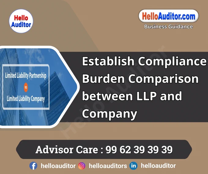 #ComplianceBurden #LLPvsCompany #BusinessStructure #LegalCompliance #LLP #LimitedLiabilityPartnership #CompanyFormation #BusinessRegulations #CorporateGovernance #Entrepreneurship #BusinessLaw #ComplianceMatters #RegulatoryRequirements #BusinessComparison #LLPAdvantages #CompanyBenefits #SmallBusiness #StartupAdvice #LegalFramework


📢 𝐏𝐥𝐞𝐚𝐬𝐞 𝐅𝐨𝐥𝐥𝐨𝐰 & 𝐒𝐡𝐚𝐫𝐞 -𝐇𝐀 𝐓𝐨𝐮𝐫 𝐨𝐧 𝐒𝐨𝐜𝐢𝐚𝐥 𝐌𝐞𝐝𝐢𝐚 𝐏𝐚𝐠𝐞𝐬:

📞 𝗖𝗮𝗹𝗹 𝗖𝗲𝗻𝘁𝗿𝗲 : 99 62 39 39 39
🌐 𝗪𝗲𝗯𝘀𝗶𝘁𝗲 : helloauditor.com
✉️ 𝗘𝗺𝗮𝗶𝗹 : hello@helloauditor.com
👍 𝗙𝗮𝗰𝗲𝗯𝗼𝗼𝗸 : facebook.com/helloauditor
📸 𝗜𝗻𝘀𝘁𝗮 : instagram.com/hello_auditor
💼 𝗟𝗶𝗻𝗸𝗲𝗱𝗜𝗻 : linkedin.com/in/helloauditor
🐦 𝗧𝘄𝗶𝘁𝘁𝗲𝗿 : x.com/helloauditor
💬 𝗪𝗵𝗮𝘁𝘀𝗔𝗽𝗽 : wa.me/9962393939
📢 𝗪𝗔 𝗖𝗵𝗮𝗻𝗻𝗲𝗹 : wa.me/channel/0029Vb5szFSJJhzeVBsQro0c


