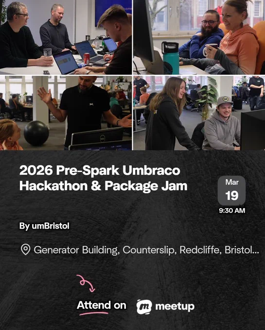 The Pre Spark Umbraco Hackathon and Package Jam is back 