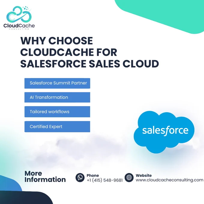 Why choose CloudCache Consulting for Salesforce Sales Cloud implementation?