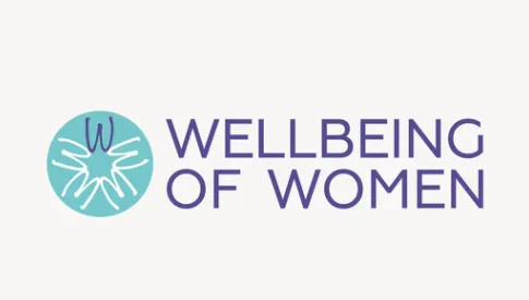 Wellbeing of Women logo.
