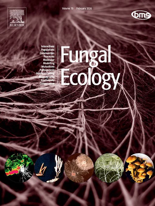 Front cover of the Fungal Ecology journal