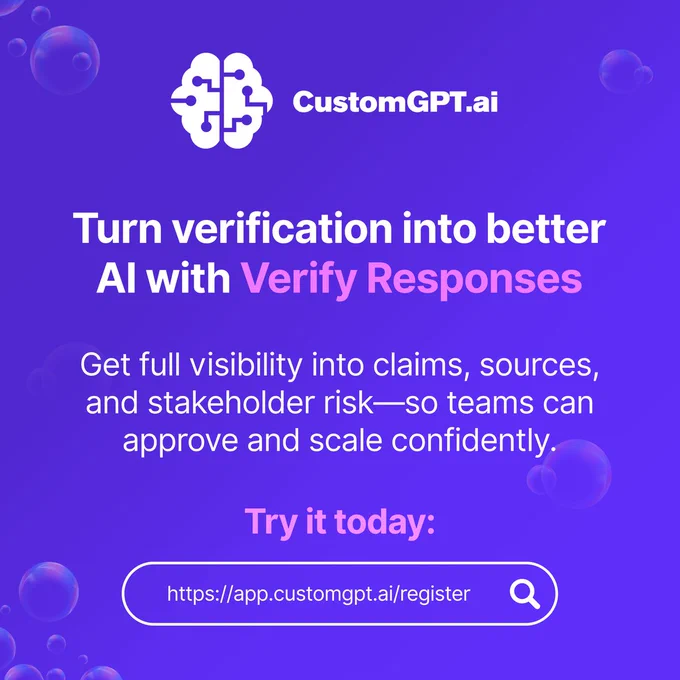 Verify Responses: Ensure your AI answers are accurate and compliant
