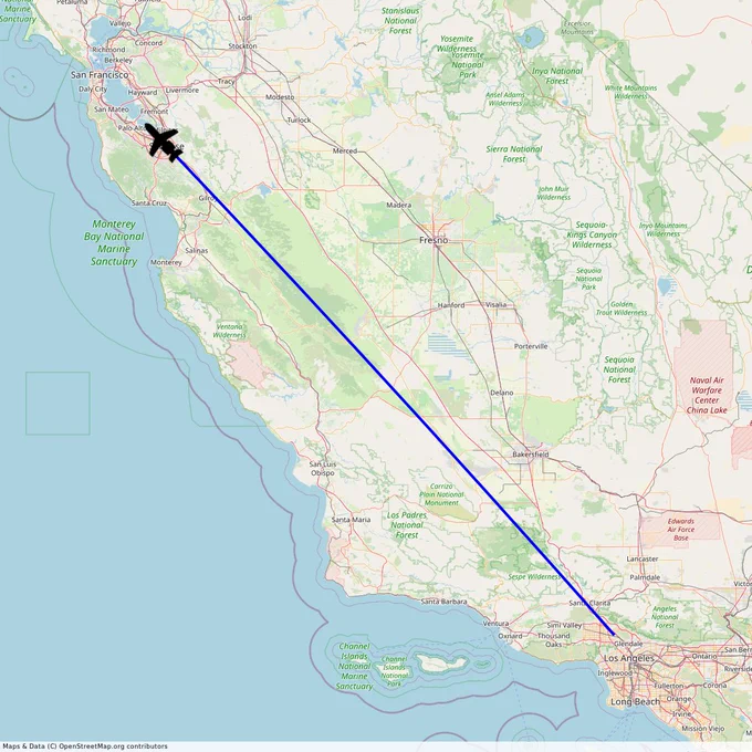Reg: N628TS Flight Map,  SCK MY BALLS ELON 