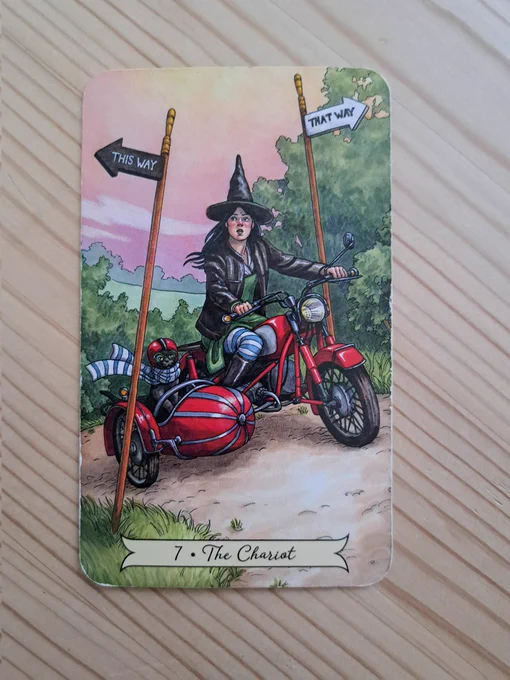 Tarot card The Chariot 