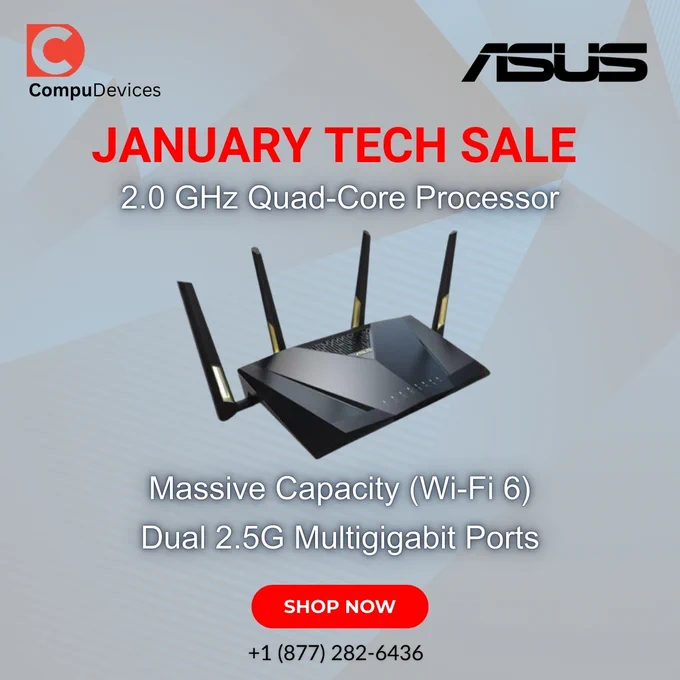 90IG0820-MU9A00 Asus AX6000 Dual Band Gaming Wi-Fi 6 Router