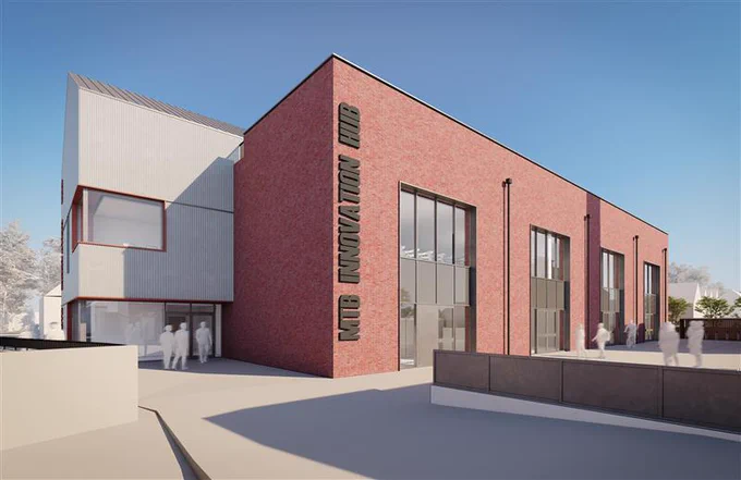 Computer generated image of new Mountain Bike Innovation Centre