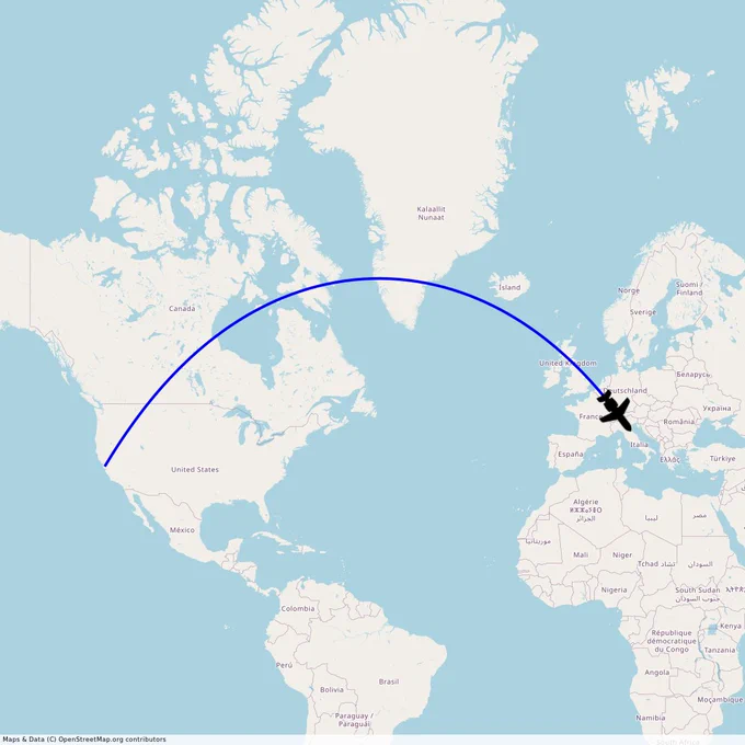 Reg: N628TS Flight Map,  SCK MY BALLS ELON 