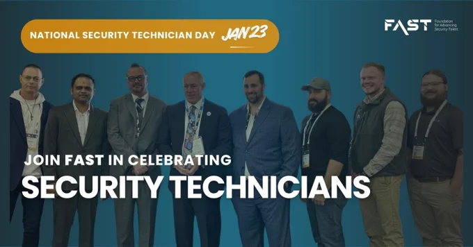 National Security Technician Day Jan. 23
FAST: Foundation for Advancing Security Tallent
Join FAST in Celebrating Security Technicians