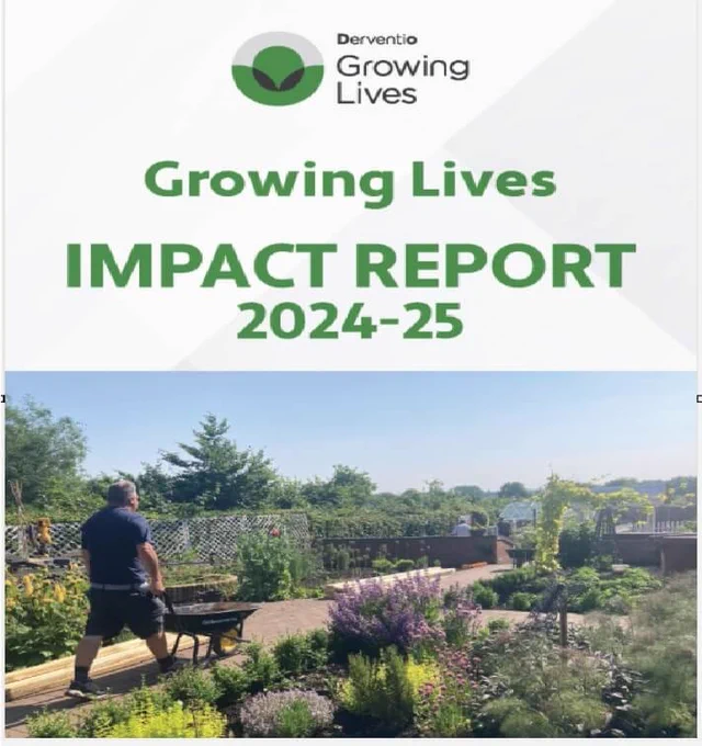 An image representing the Growing Lives Impact report.
