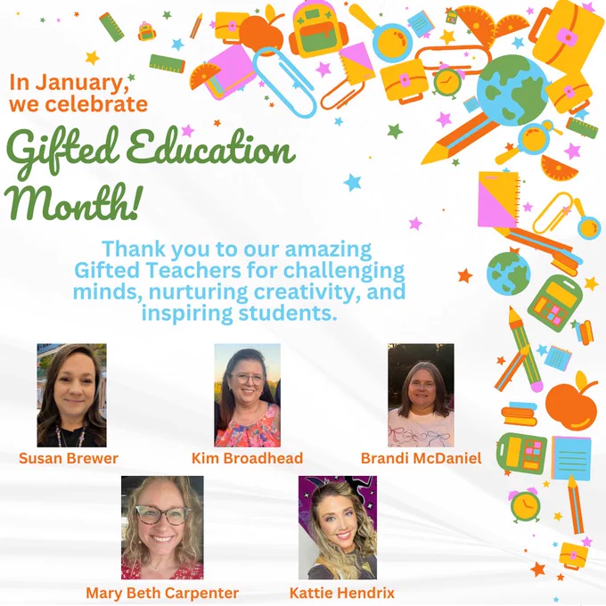 Picture of gifted teachers and their names