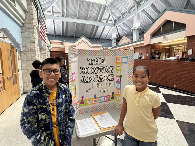 At Eugenio Maria de Hostos MicroSociety School, students are gaining real-world, hands-on experience through Micro, where three days a week they run their own ventures—both for-profit and nonprofit. Students earn a weekly paycheck and take on real job responsibilities, building valuable life skills.

