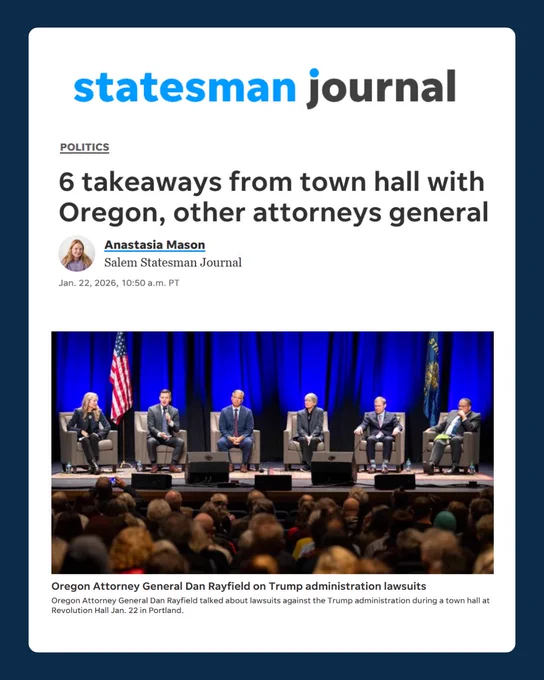 Six takeaways from town hall with Oregon, other attorneys general