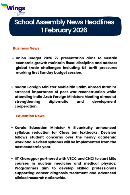 Business and Education News 1 February 2026