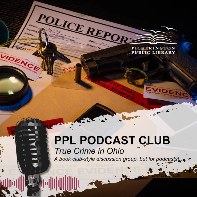 Various items used to solve a crime; police report, keys, bullet, evidence bag.
