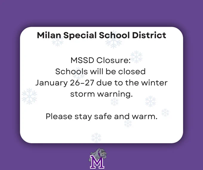 No School Monday and Tuesday