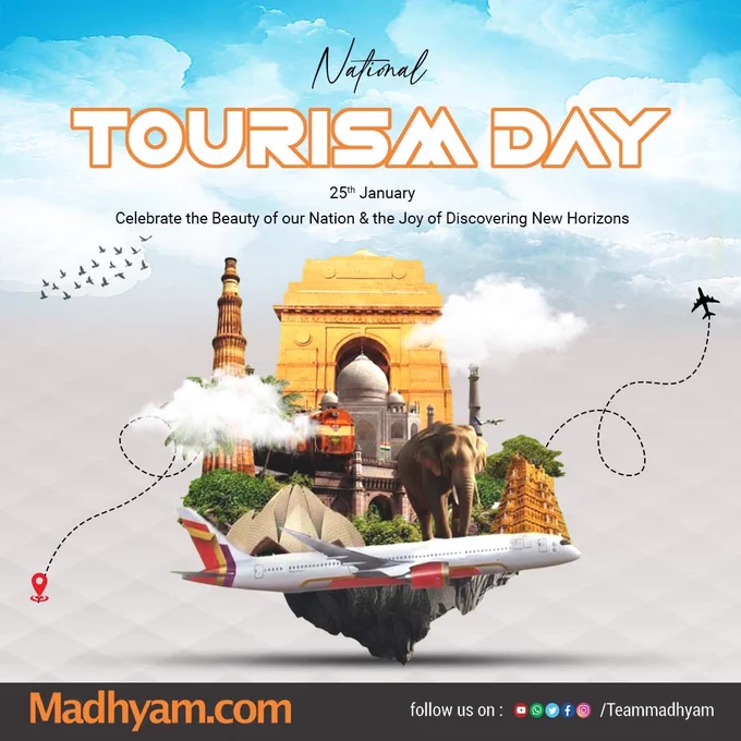 Every journey within India tells a story of culture, colours, and timeless heritage.
This #NationalTourismDay, let’s celebrate the beauty that makes our nation unforgettable. ✨✈️
#IncredibleIndia #ExploreIndia #TravelIndia #ProudToExplore #DekhoApnaDesh