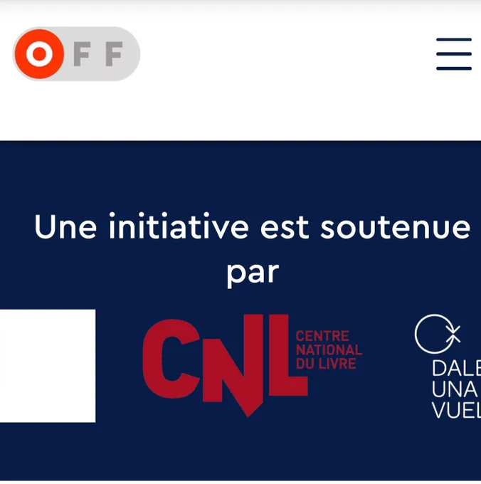 Capture d'écran du site Off february 
