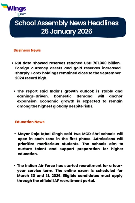 Business and Education News 26 January 2026