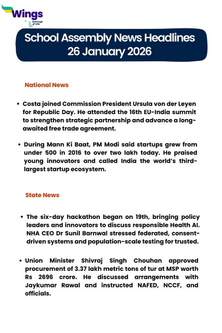 National and State News 26 January 2026