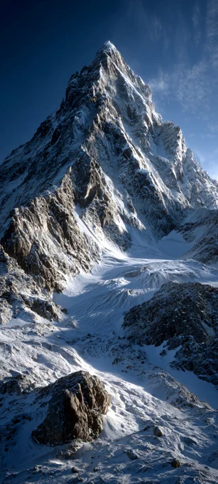 Absolute high acutance on glacial micro-displacement. Subtle lateral global illumination defines monumental scale with pristine roughness maps in eternal snow. Hyperreal geological precision.