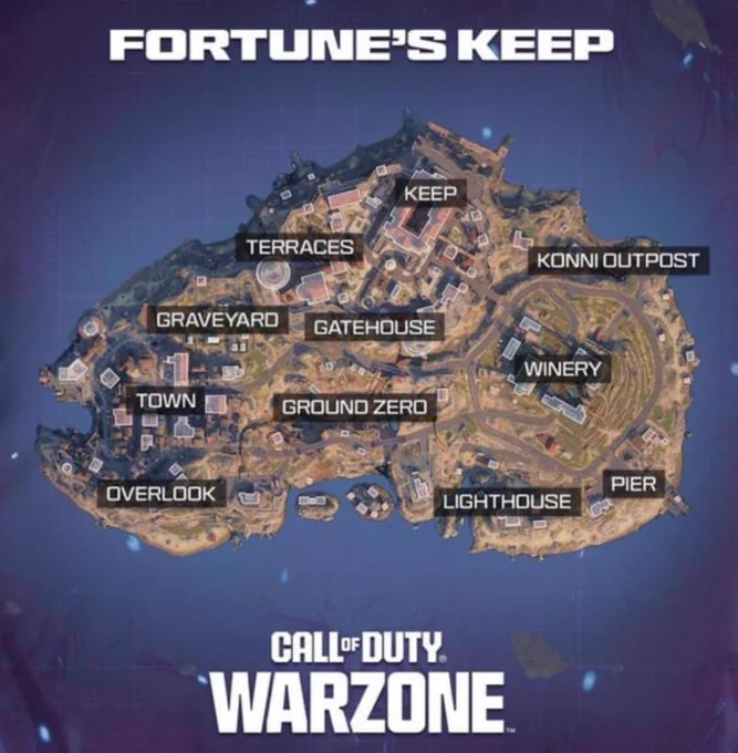 Fortunes Keep Map