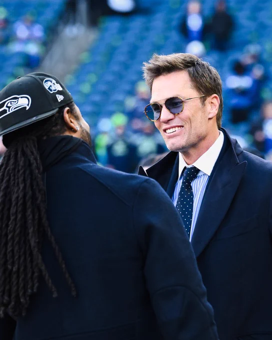 Richard Sherman and Tom Brady