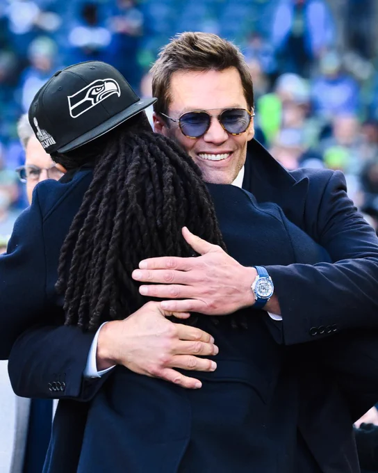 Richard Sherman and Tom Brady