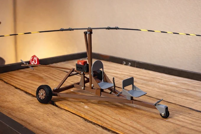 A fully custom build kit anyone can assemble of the Minicopter from Rust