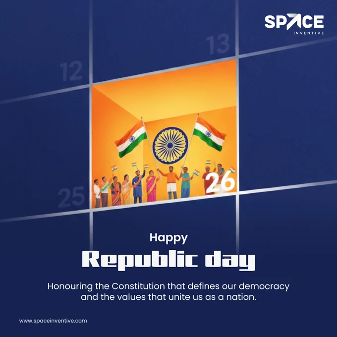 Republic Day Post By Space Inventive