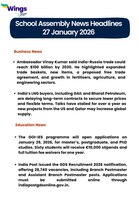 Business and Education News for 27 January 2026