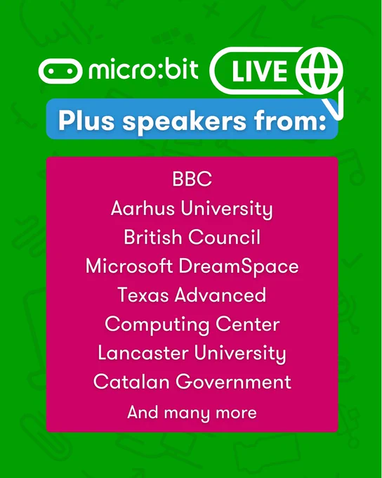 Text slide listing organisations including BBC, Aarhus University, British Council, Microsoft DreamSpace, Texas Advanced Computing Center, Lancaster University and the Catalan Government.