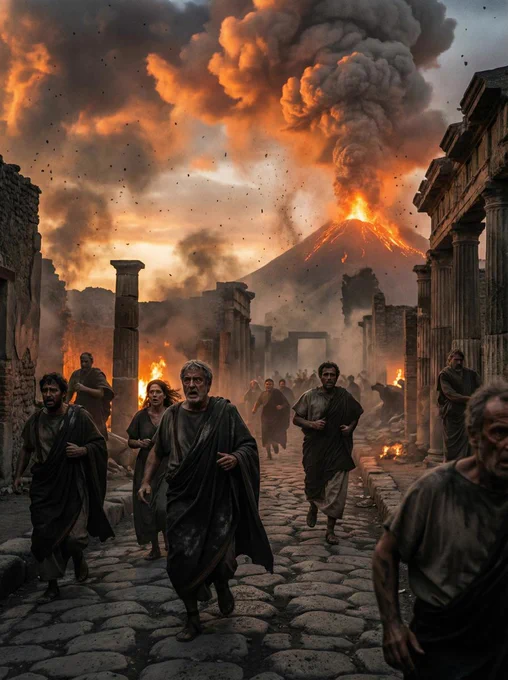 [OBJECT / CREATURE] as a colossal ancient war machine, built from wood and rope, rolling through an ancient city, surrounded by soldiers and crowds, cinematic dust, golden hour, epic historical painting realism