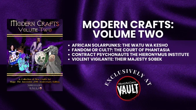 Modern Crafts: Volume Two is available now at StorytellersVault.com