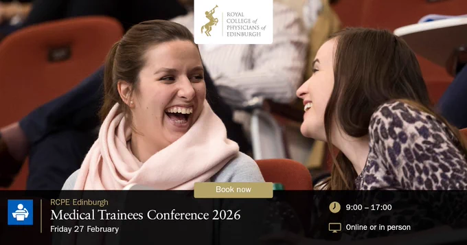 Image on event graphic: Two women smiling at each other