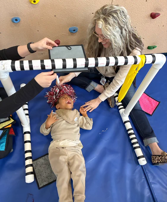 CRAEA OT working with a student