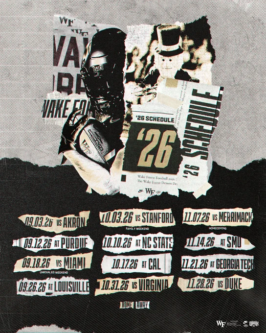 2026 Schedule Graphic