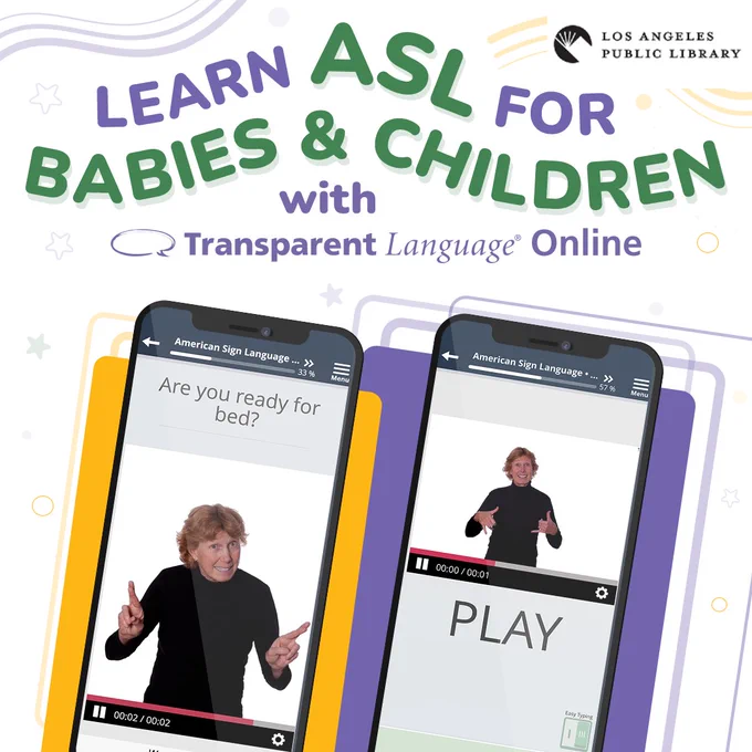 a woman smiling within photos of a smartphone. she is wearing black and gesturing in ASL