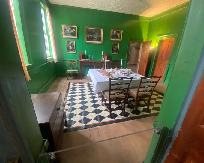 Dining Room at Mount Vernon
