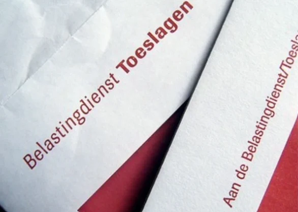Enveloppen van de Belastingdienst, afdeling Toeslagen.