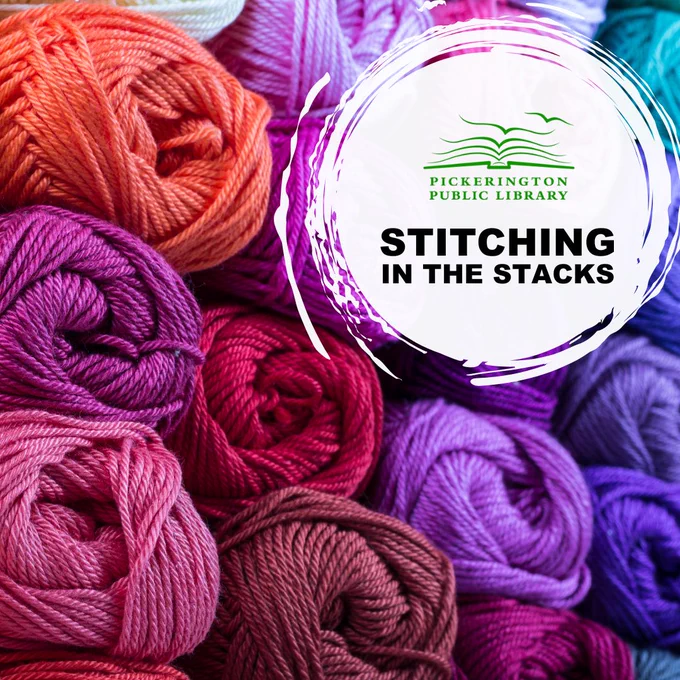 Close-up of yarn spools