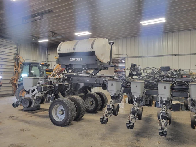 RightPath installed on a Harvest International planter