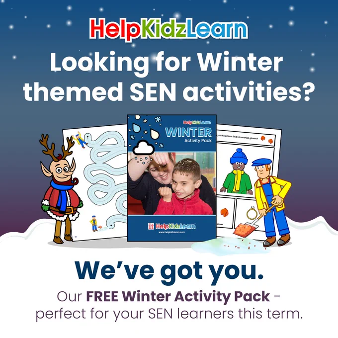 Looking for Winter themed SEN activities? We've got you with our Winter Activity Pack