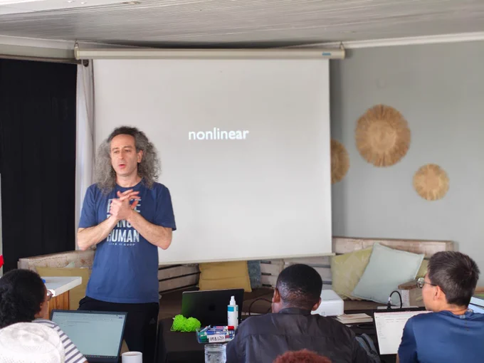 Prof. Xaq Pitkow is talking about nonlinearities.