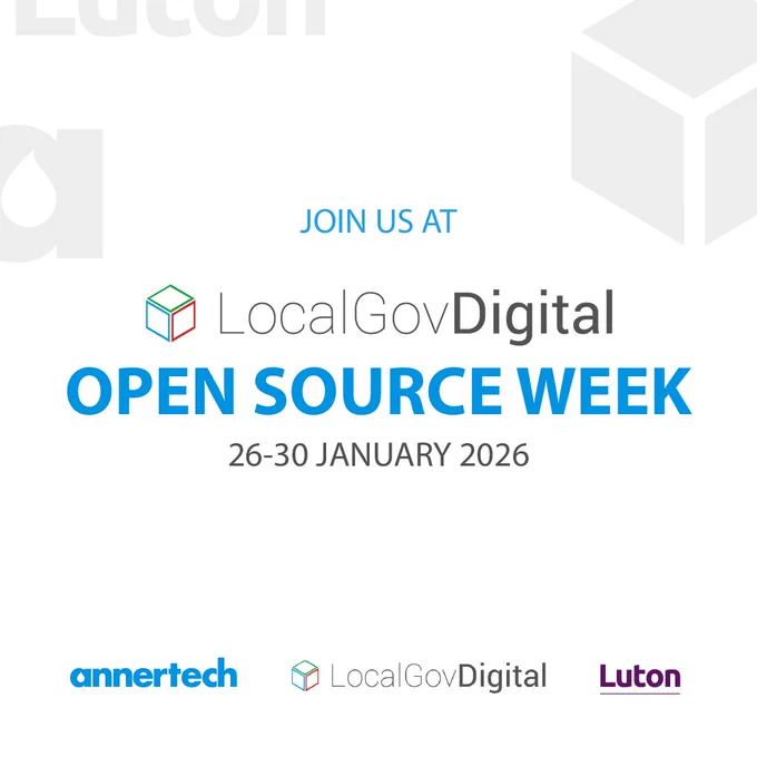Join us at LocalGov Digital Open Source Week.