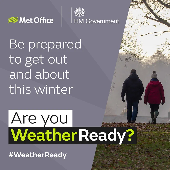 Be prepared to get out and about this winter
Are you weather ready?