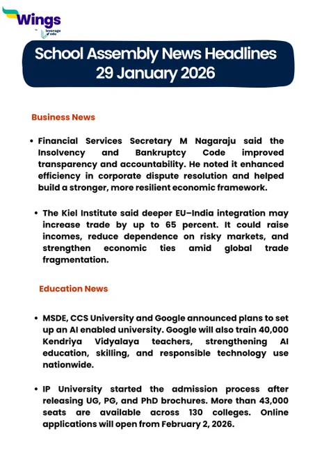 Business and Education News for 29 January 2026