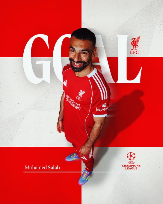 Goal graphic for Mo Salah.